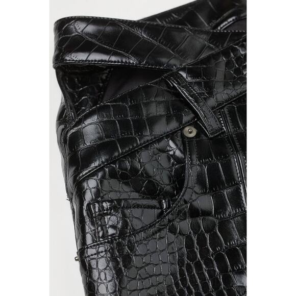 NWT H&M Innovation Co-Exist Story Vegan Leather Pants | Size 6 - Picture 10 of 10